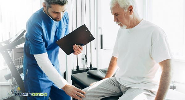 صورة توضيحية لمفصل الركبة