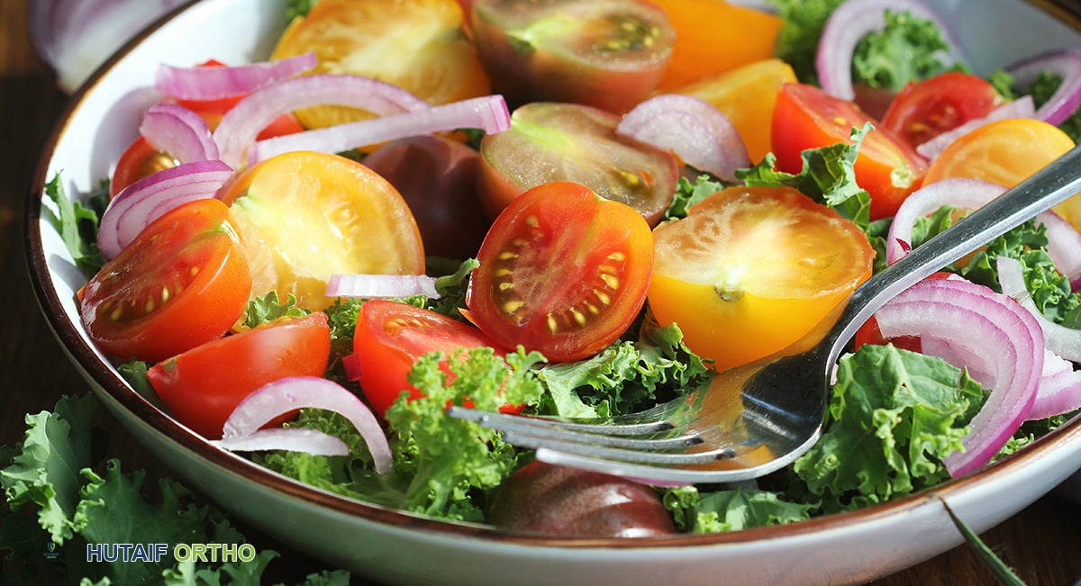 صورة لسلطة الكرنب الغنية بالمغذيات