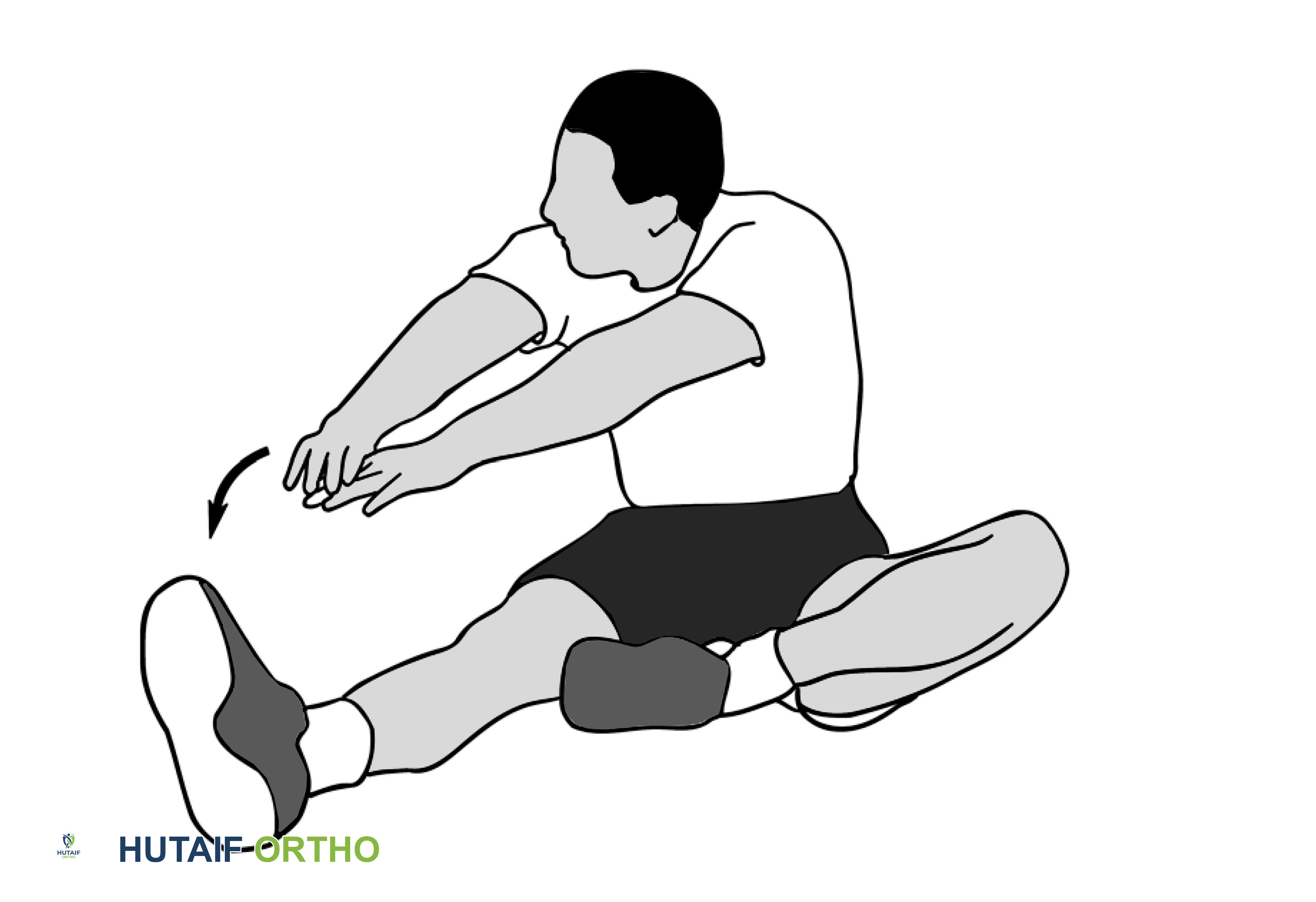 تمدد الجلوس الجانبي المعدل