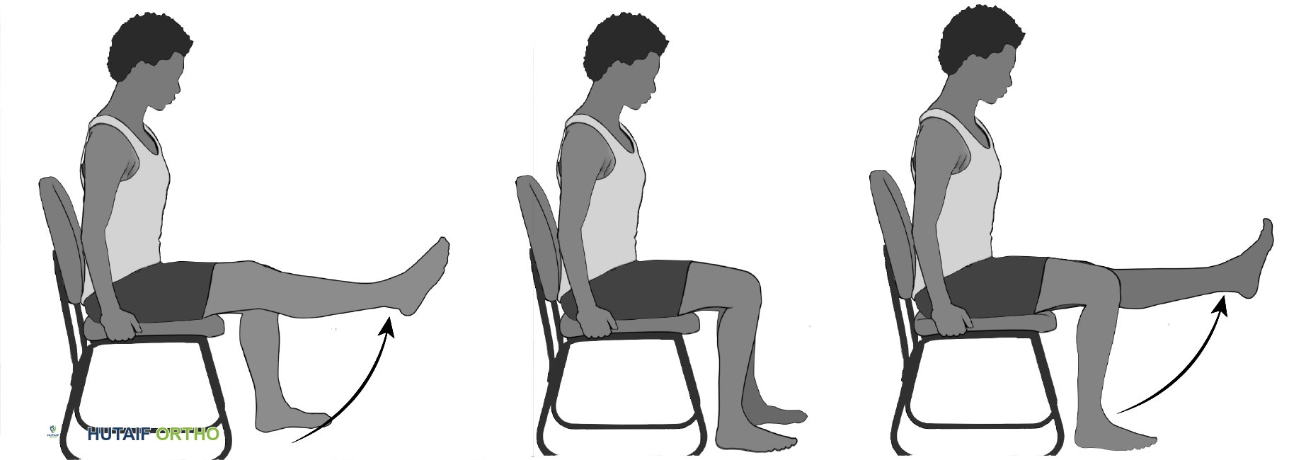 تمديد أوتار الركبة أثناء الجلوس