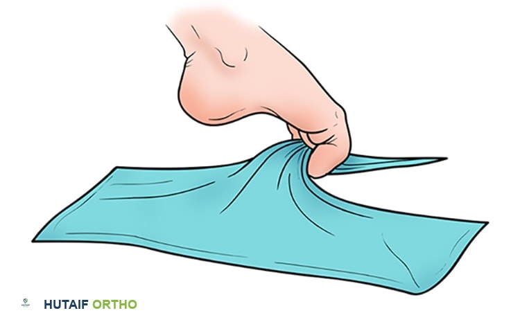 تمارين تجعيد المنشفة