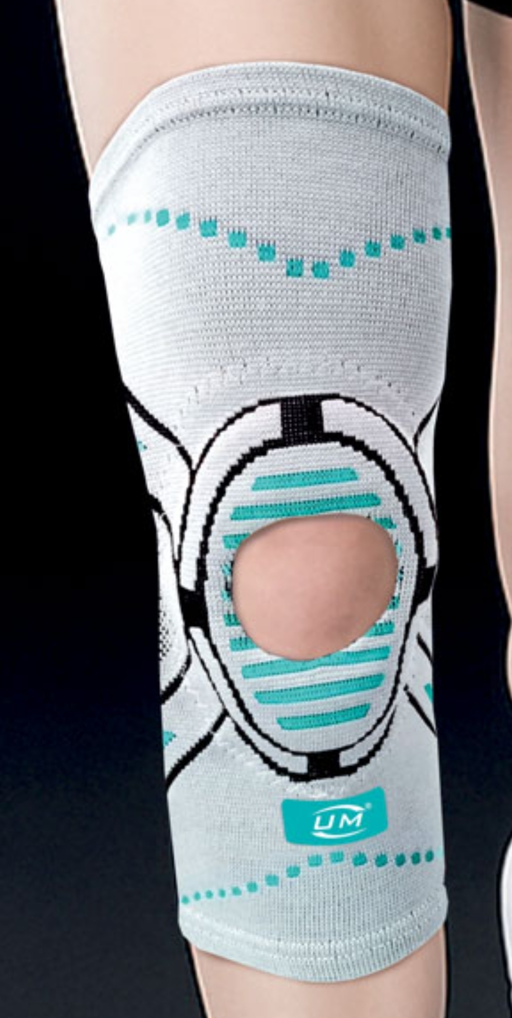UM Knee Support Open Patella With Silicone Modle F-10