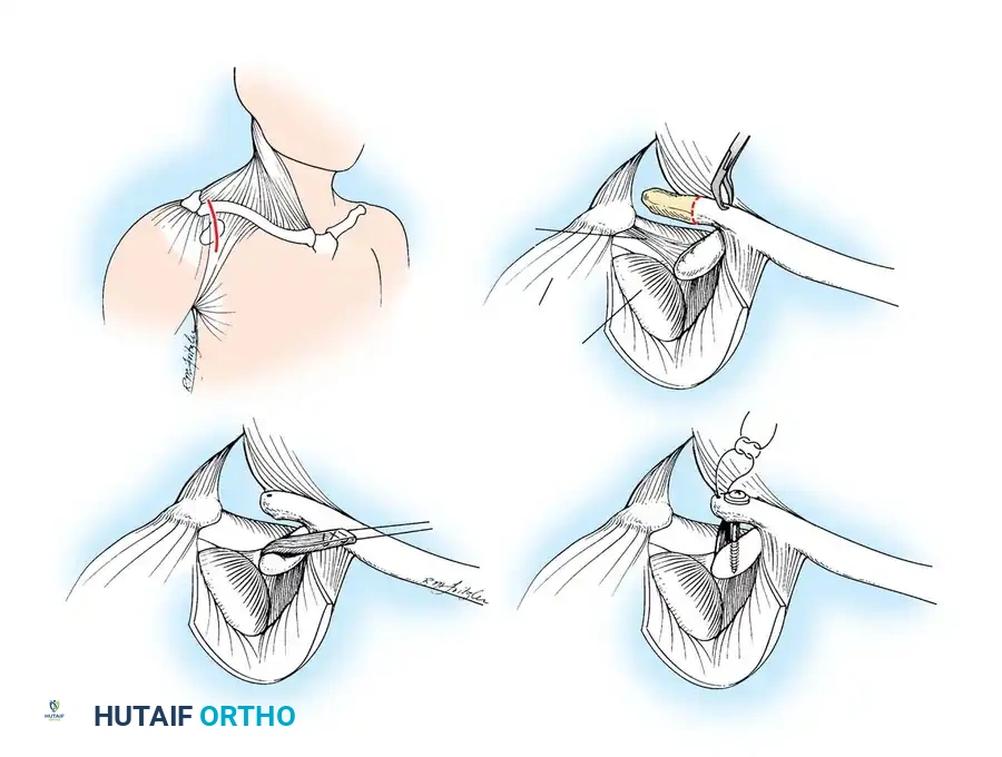 Rockwood technique for reconstruction in type III acromioclavicular dislocation