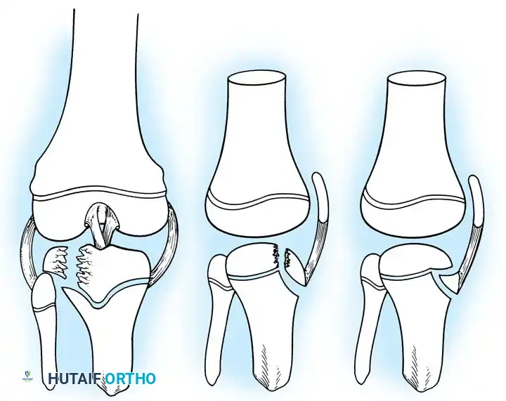 ACUTE DISLOCATIONS OF THE KNEE Surgical Diagram