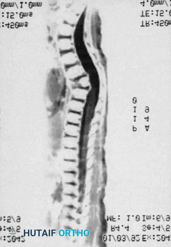 MRI of type I congenital kyphosis