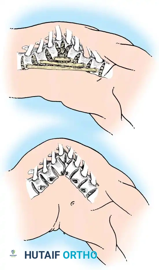 Surgical Diagram: Construct Assembly