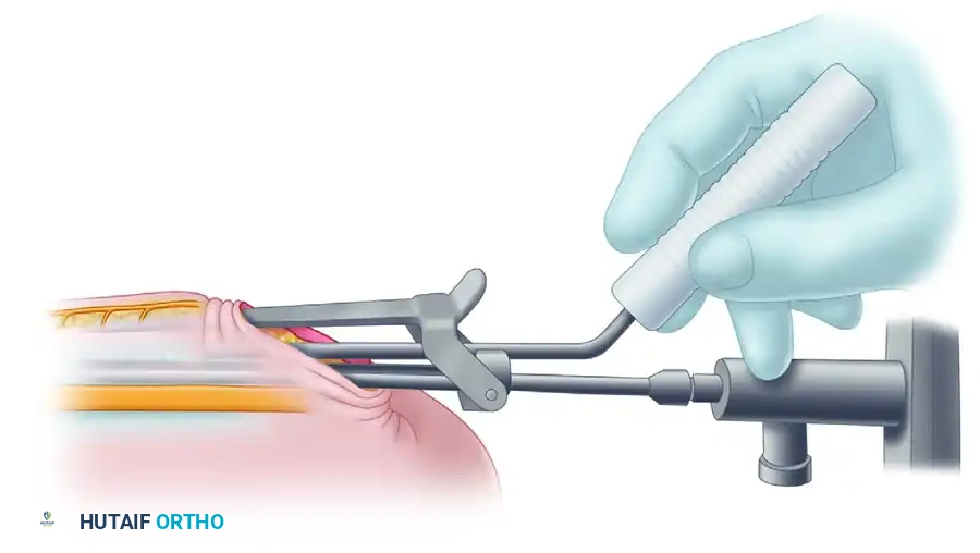 Blade Dividing the Fascia