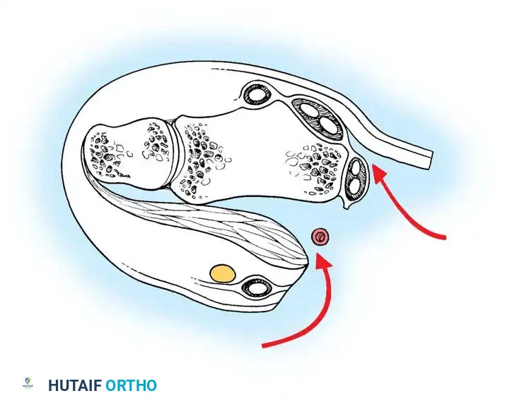 FRACTURES OF THE DISTAL RADIUS Surgical Diagram
