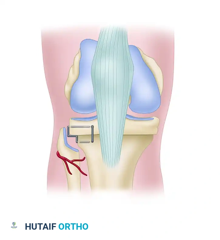 Derotational HTO Surgical Diagram
