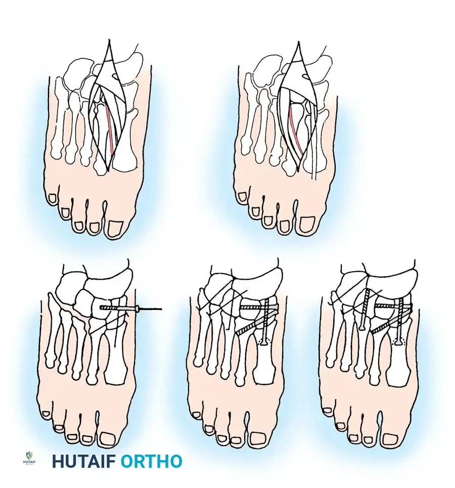 MIDFOOT FRACTURES AND DISLOCATIONS Surgical Diagram