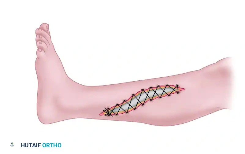 SINGLE-INCISION FASCIOTOMY Surgical Diagram