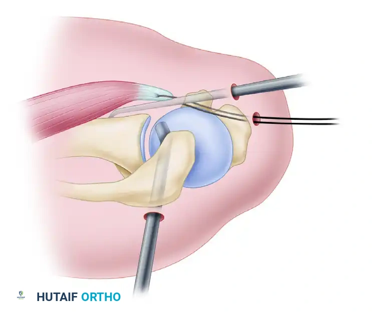 Mobilization anterior view