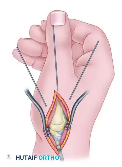 TRAPEZIOMETACARPAL ARTHRODESIS Surgical Diagram
