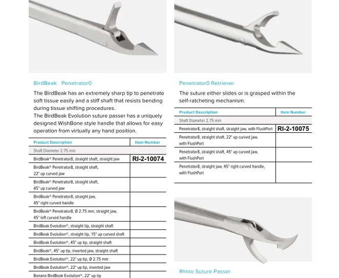 Arthroscopic Suture Passer (Scorpion / BirdBeak)