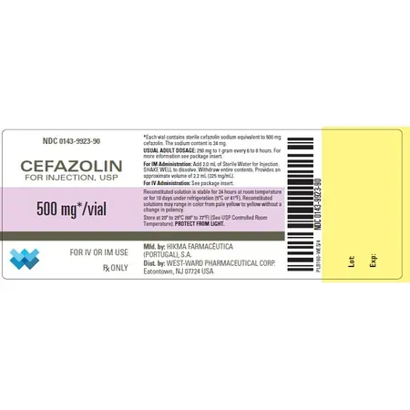 Cefazolin 500 mg