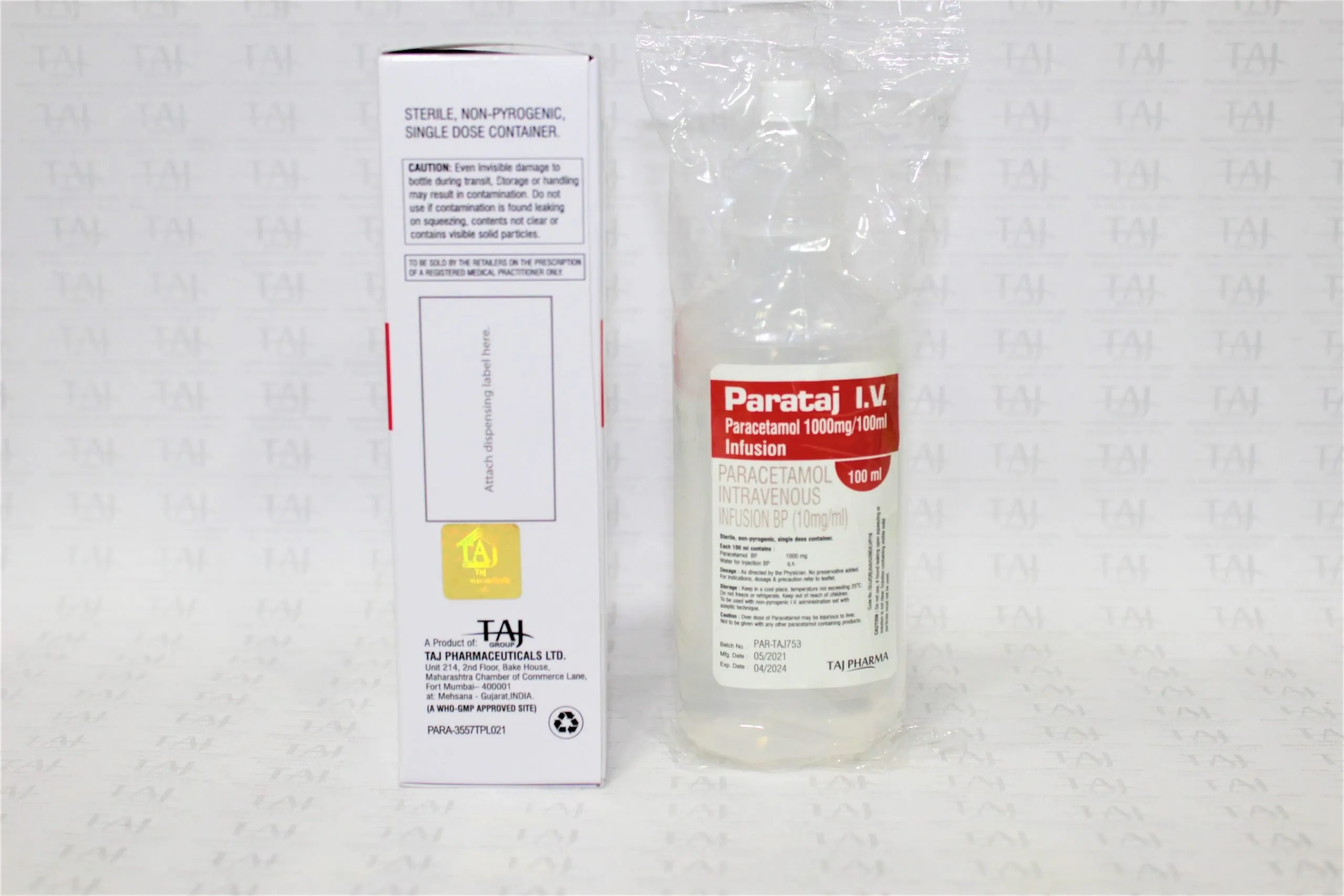 Paracetamol (Acetaminophen) IV Infusion
