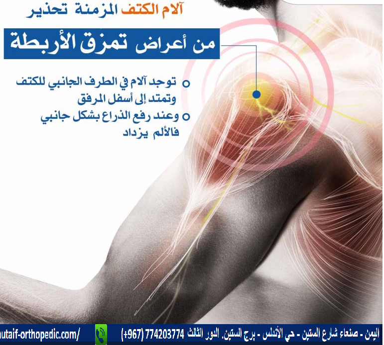 آلام الكتف وتمزق الأربطة
